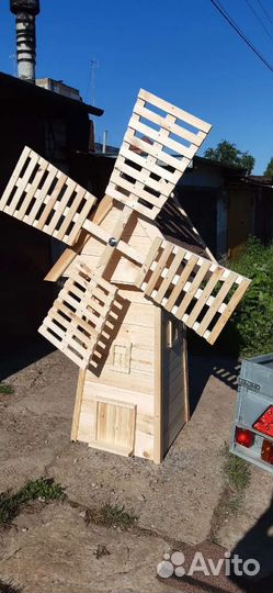 Декоративная мельница для сада