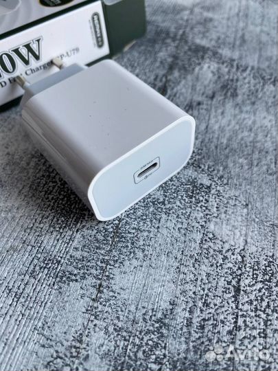 Сетевой адаптер зарядник USB-C ligting Type-c
