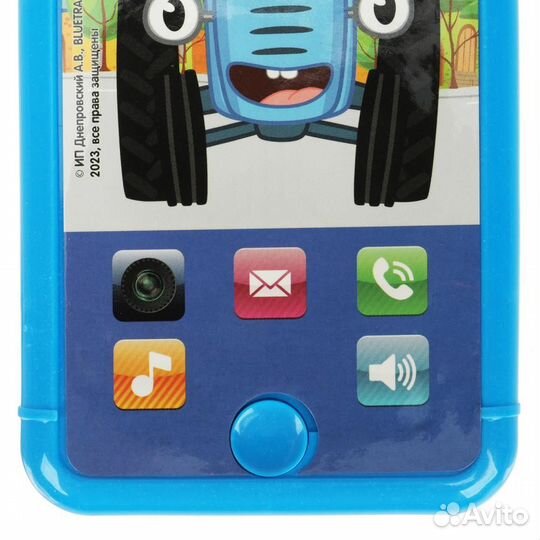 Музыкальный телефон Умка Синий трактор 25 песен, загадок, звуков