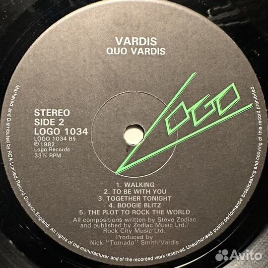 Vardis – Quo Vardis (Англия 1982г.)