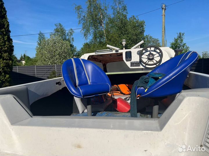Катер Ладога 2 с мотором yamaha 50