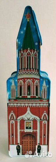 Коробка для подарка кремлевская ёлка 2018