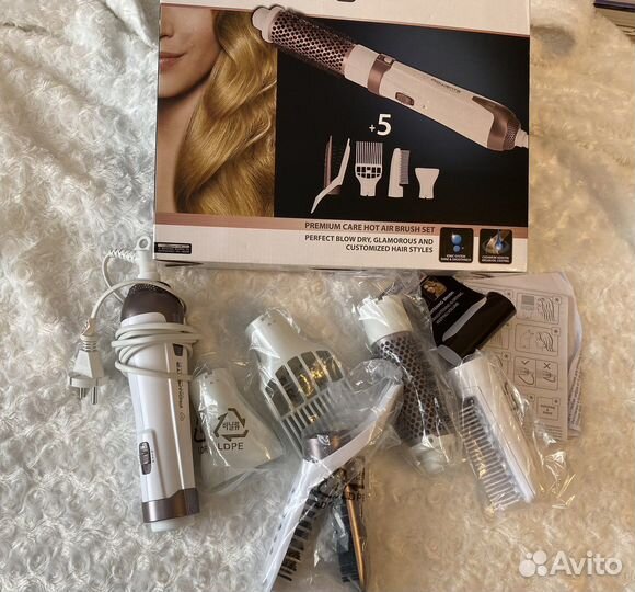 Фен щетка rowenta новая