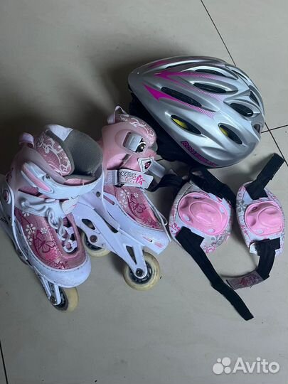 Ролики детские раздвижные 26-29 размер