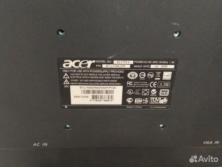 Монитор Acer