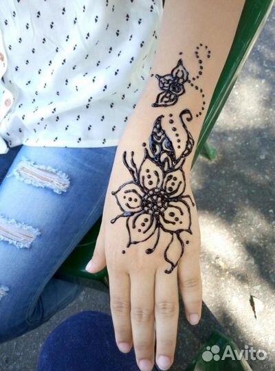 Красочный Аквагрим, Мехенди, Блеск-тату