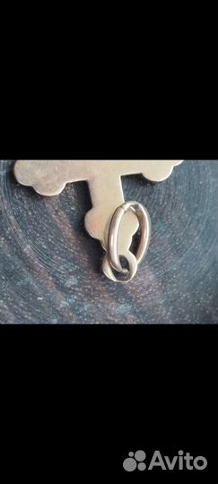 Крест золотой антикварный