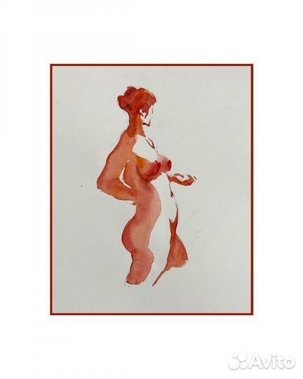 Акварельные зарисовки натуры