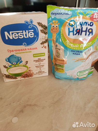 Детские каши безмолочные