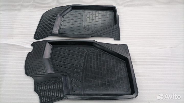 Коврики Гранта и Лада Калина резиновые передние