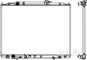 Радиатор охлаждения двигателя honda pilotridgrline