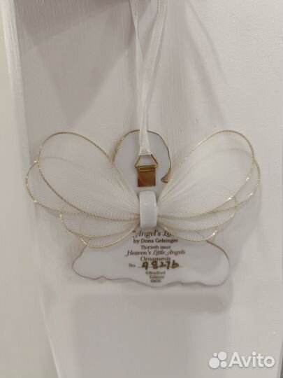 Елочная игрушка Рождественские ангелы