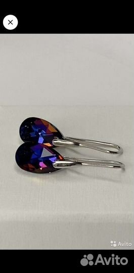 Серьги с кристалами Swarovski