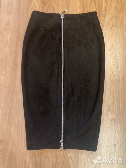 Юбка карандаш замшевая миди Manic