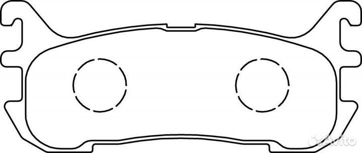 Тормозные колодки FBL AFP FBL AFP413