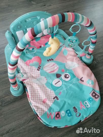 Развивающий коврик с пианино б/у