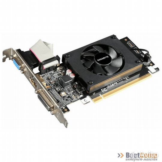 Видеокарта Gigabyte GeForce GT 710 2GB GV-N710D3-2GL