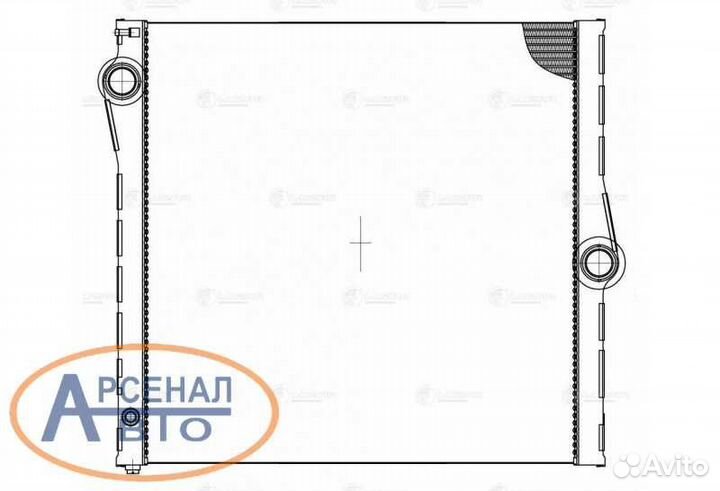 Радиатор охлаждения для а/м BMW X5 (E70)