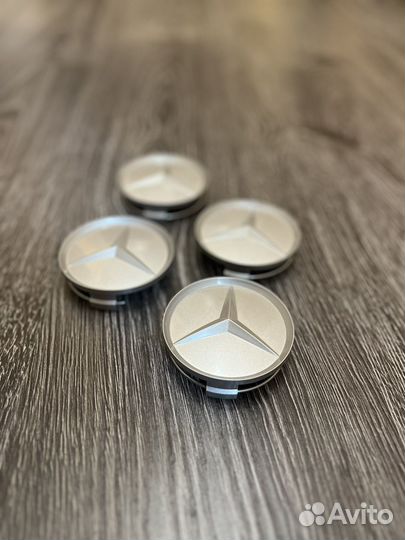 Заглушки колпачки на литые диски на Mercedes Benz