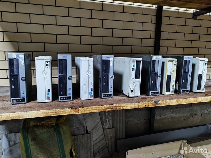 Компьютеры офисные рабочие 2 ядра 2гб 80гб HDD