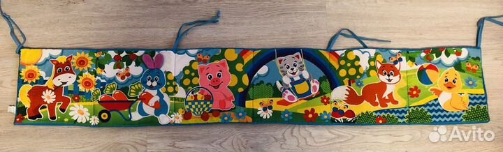 Бортики на детскую кроватку