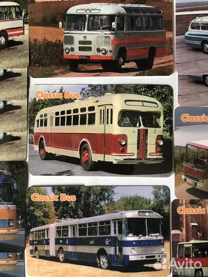 Календарики советские автобусы