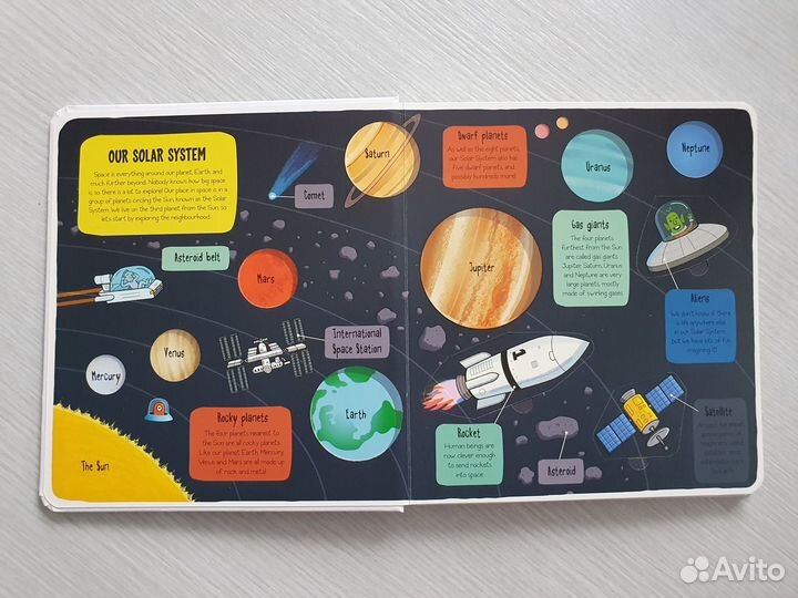 Книга про космос на английском Outer space