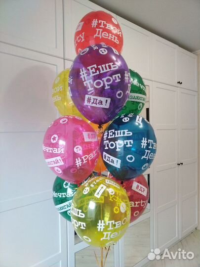 Гелиевые воздушные шарики (гелевые) с доставкой