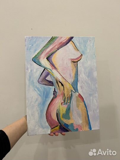 Картина девушка ню 18+