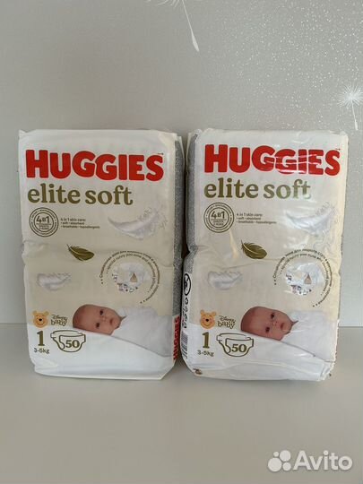 Подгузники huggies elite soft 1
