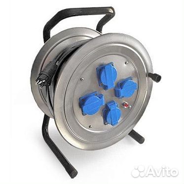 Удлинитель Союз силовой на металл. катушке 30м