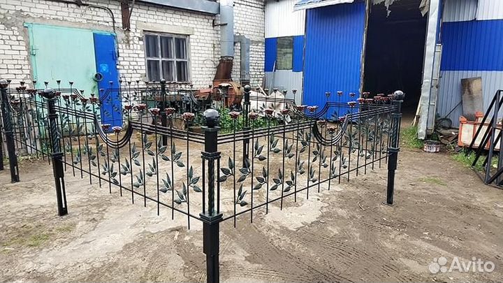 Ритуальные ограды, кресты