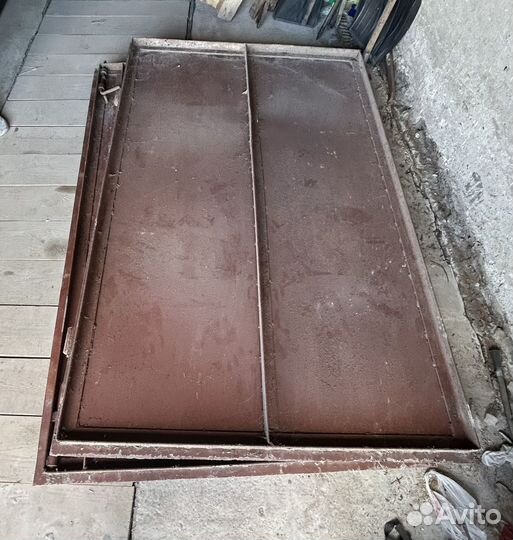 Ворота гаражные бу