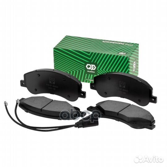 Колодки торм. диск. пер. FD-P8950 pilenga