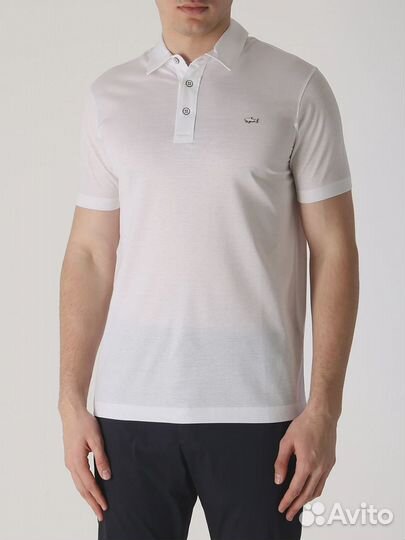 Поло хлопковое Paul & Shark