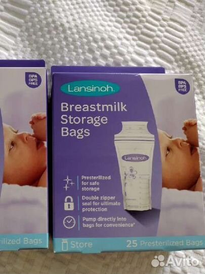 Пакеты для грудного молока, лактационные вкладыши