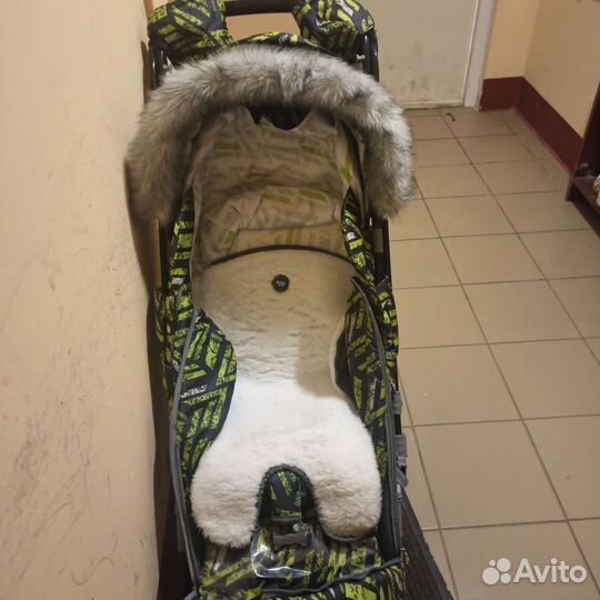 Детские санки коляска с колесами