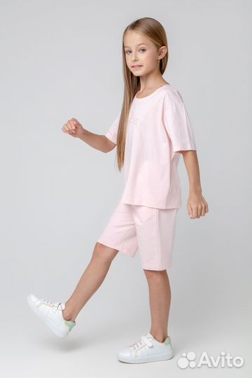 Футболка для девочки Crockid кр 302032 свет (152)