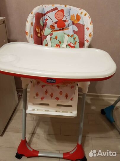 Стульчик для кормления chicco polly