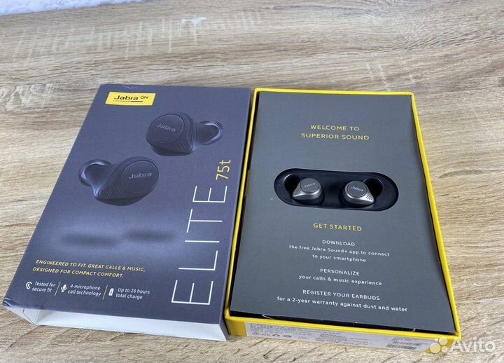 Наушники Jabra elite 75t