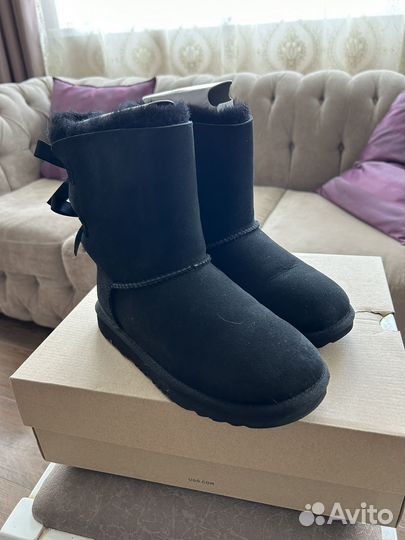 Сапоги ugg 36 размер с лентами