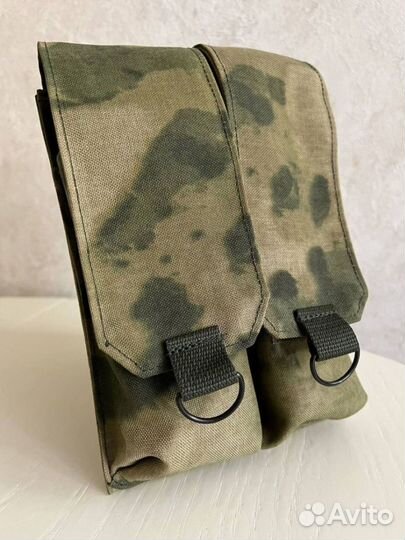 Подсумок на 2 магазина ак закрытый 