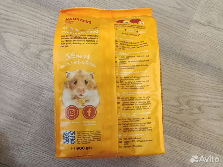 Корм для хомяка