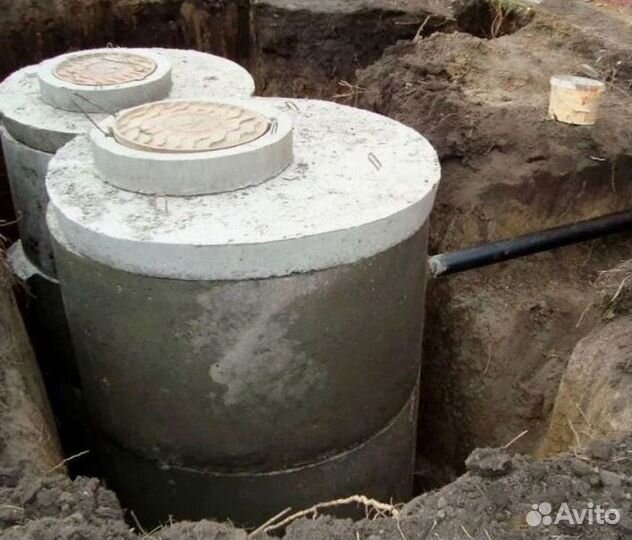 Септик железобетонный для частного дома