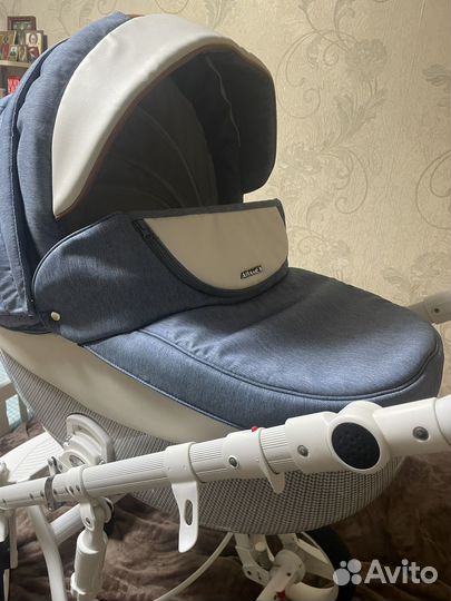 Коляска Adamex 3 в 1 Carbon Monte