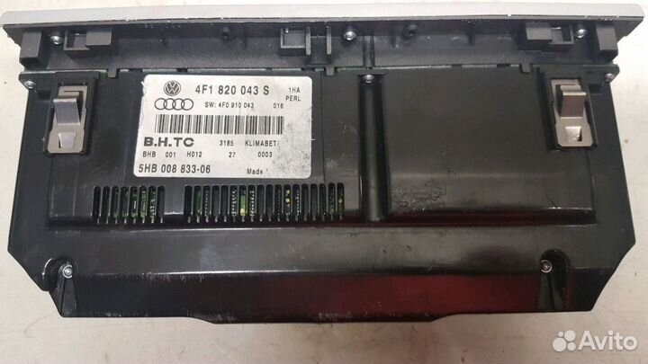 Блок климат контроля А6 2005-2008. 4F0820043S