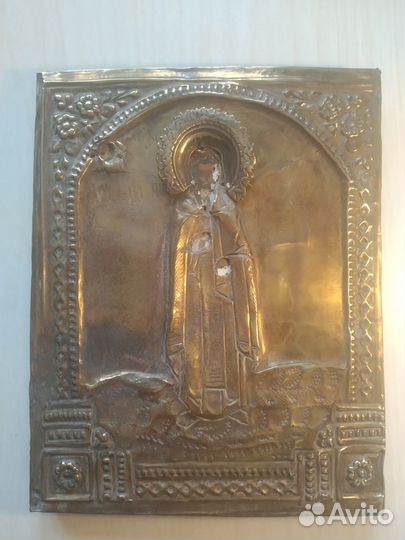 Икона Сергий Радонежский Именник Серафим