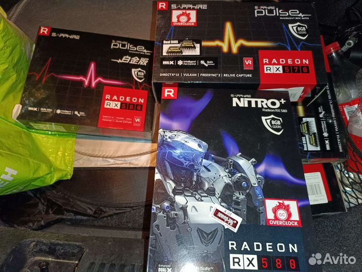 Коробка от видеокарты rx 570