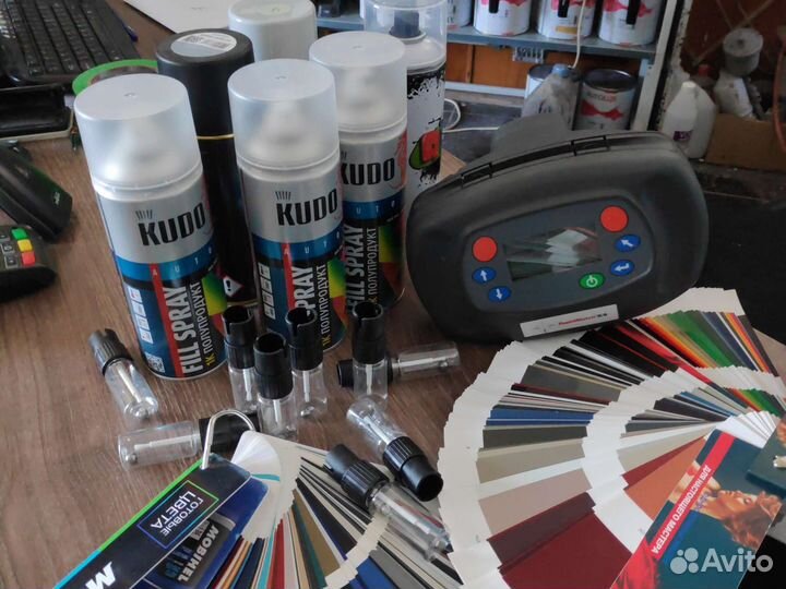 Аэрозольный баллон в цвет кузова