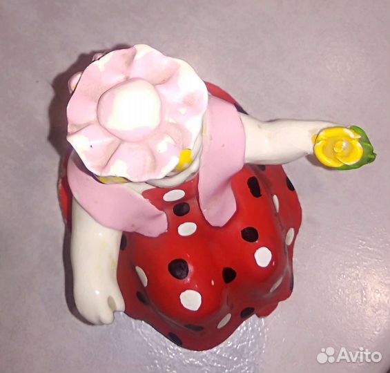 Фарфор СССР статуэтка крышка редкость